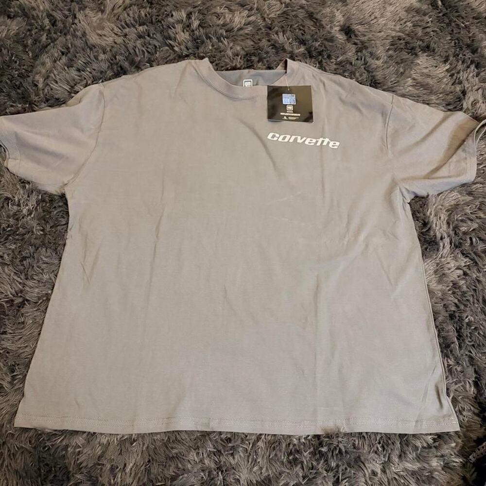 Corvette grey t shirt size L